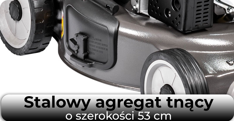 Agregat tnący 53 cm w kosiarce Weibang WB537SC V 3IN1